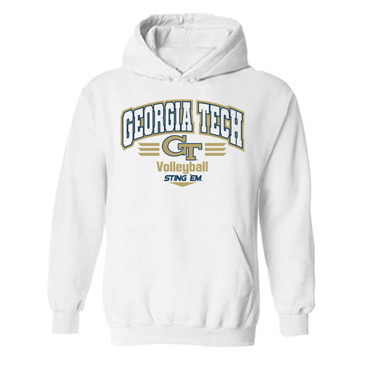 Georgia Tech - NCAA Women's Volleyball : liv mogridge - Classic Shersey Hooded Sweatshirt-0