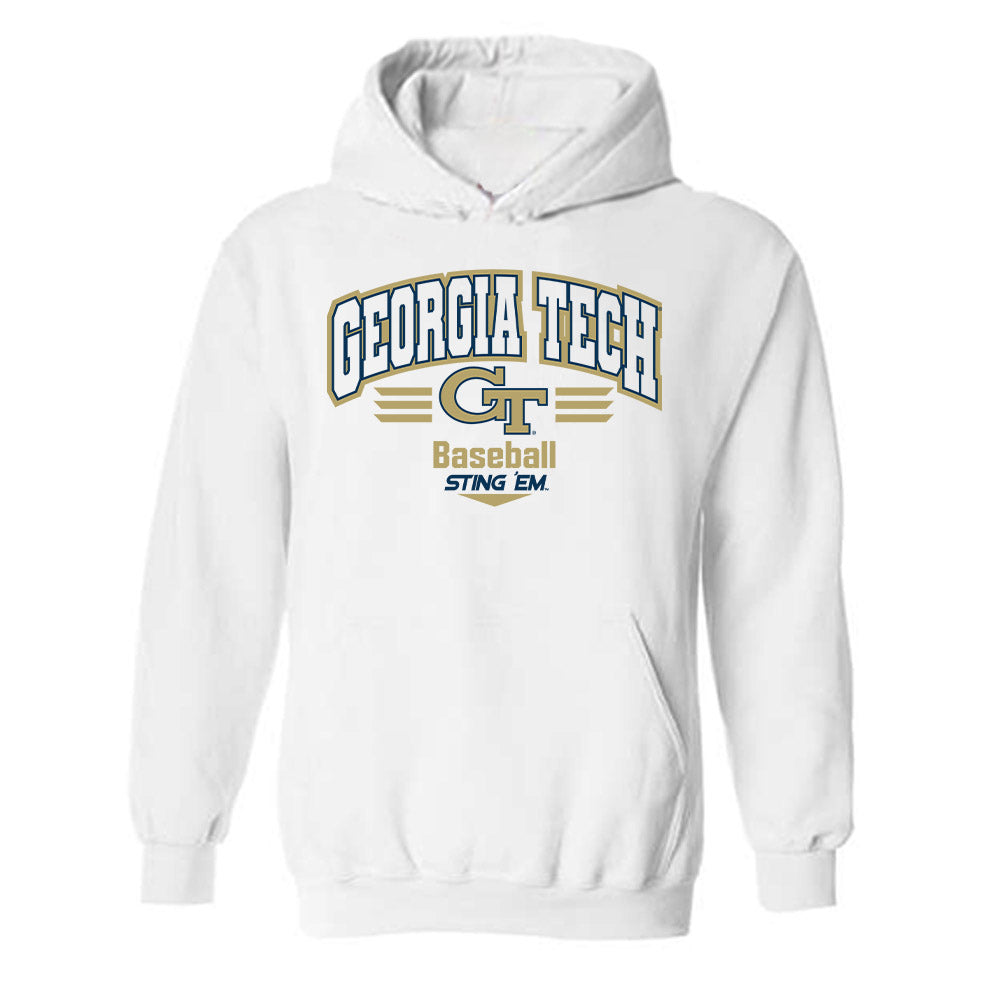 Georgia Tech - NCAA Baseball : Porter Buursema - Classic Shersey Hooded Sweatshirt-0