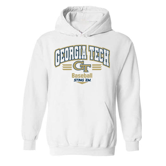 Georgia Tech - NCAA Baseball : Porter Buursema - Classic Shersey Hooded Sweatshirt-0