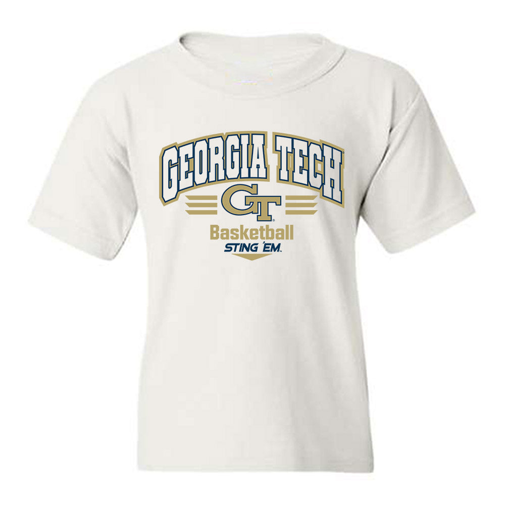 Georgia Tech - NCAA Men's Basketball : Peyton Marshall - Classic Shersey Youth T-Shirt-0