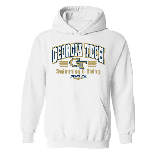 Georgia Tech - NCAA Women's Swimming & Diving : MaryGrace Guzzino - Classic Shersey Hooded Sweatshirt-0