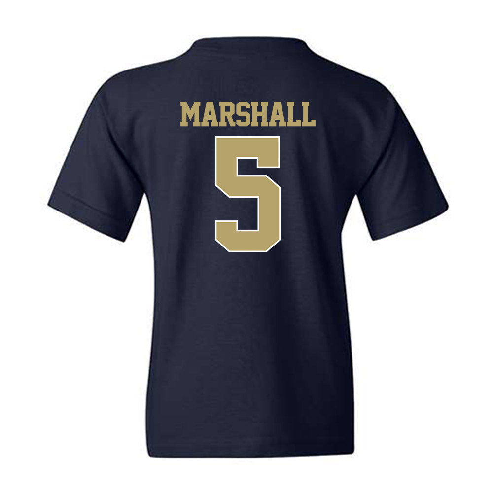 Georgia Tech - NCAA Men's Basketball : Peyton Marshall - Classic Shersey Youth T-Shirt-1