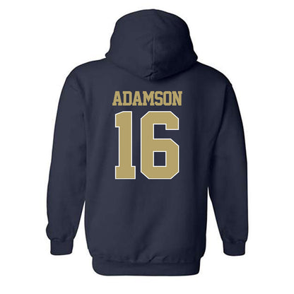 Georgia Tech - NCAA Football : Grady Adamson - Classic Shersey Hooded Sweatshirt-1