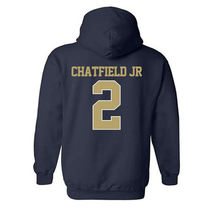 Georgia Tech - NCAA Men's Basketball : Eric Chatfield Jr - Classic Shersey Hooded Sweatshirt-1