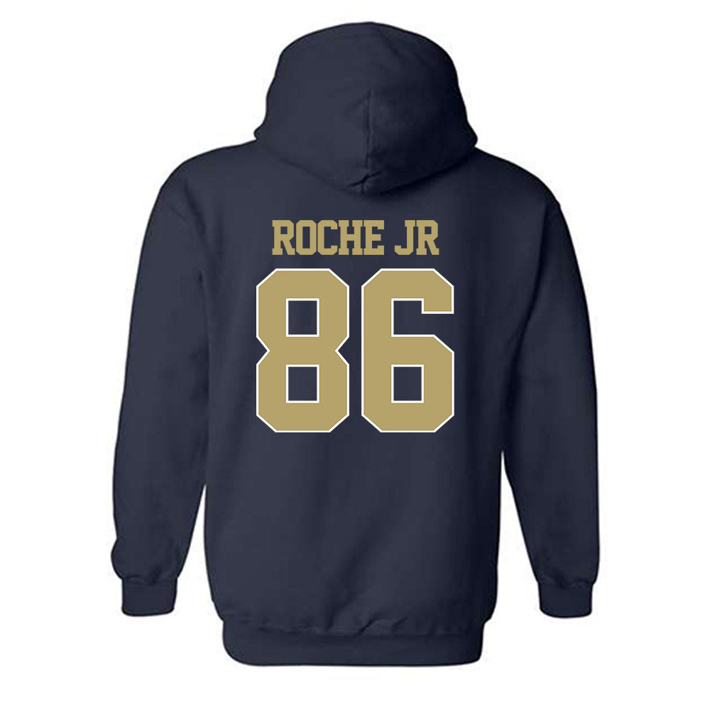 Georgia Tech - NCAA Football : Kevin Roche Jr - Classic Shersey Hooded Sweatshirt-1