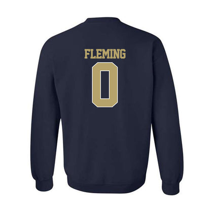 Georgia Tech - NCAA Men's Basketball : Akai Fleming - Classic Shersey Crewneck Sweatshirt-1