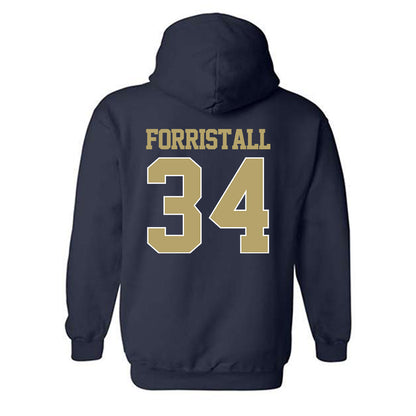 Georgia Tech - NCAA Football : Myles Forristall - Classic Shersey Hooded Sweatshirt-1