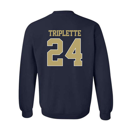 Georgia Tech - NCAA Football : Ronald Triplette - Classic Shersey Crewneck Sweatshirt-1