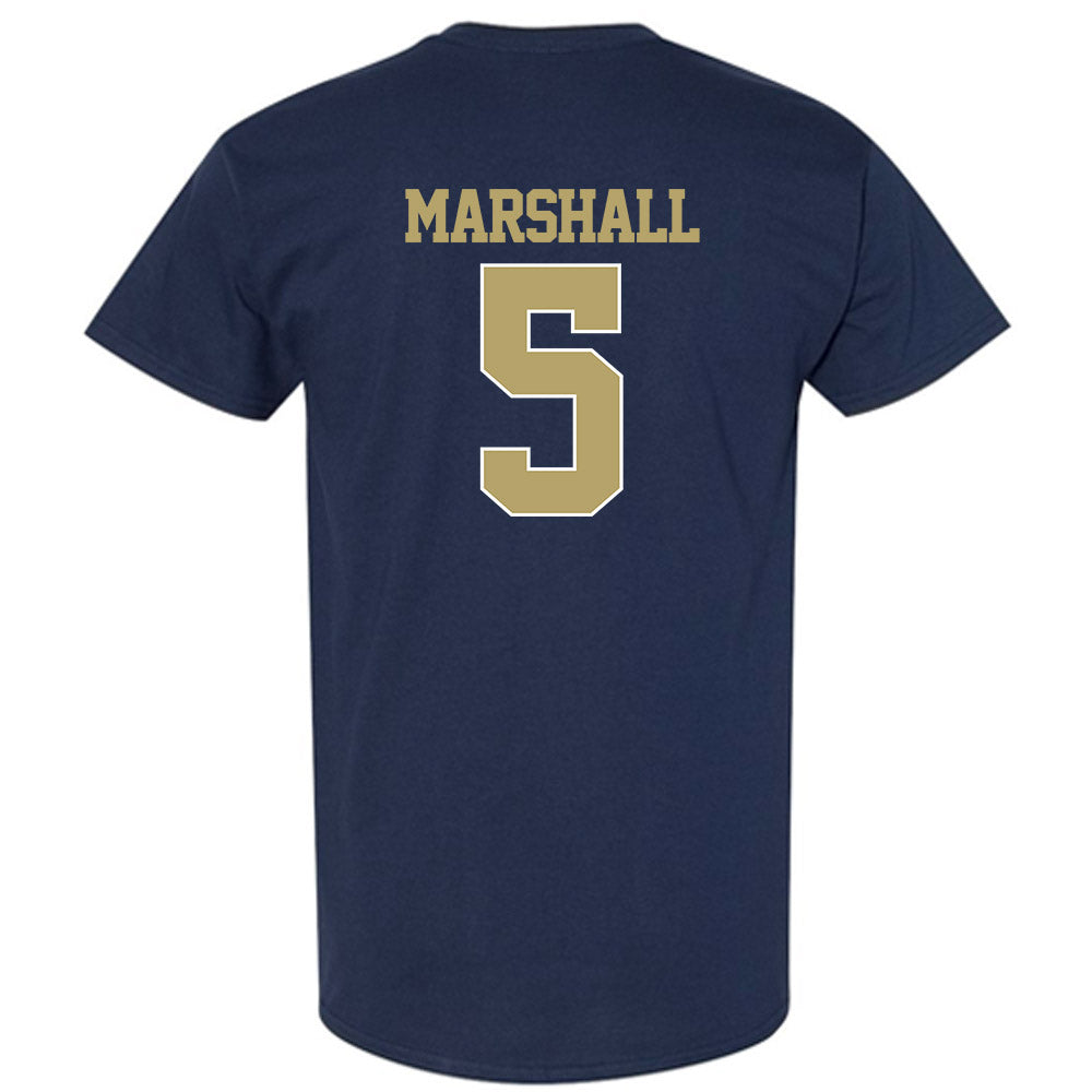 Georgia Tech - NCAA Men's Basketball : Peyton Marshall - Classic Shersey T-Shirt-1