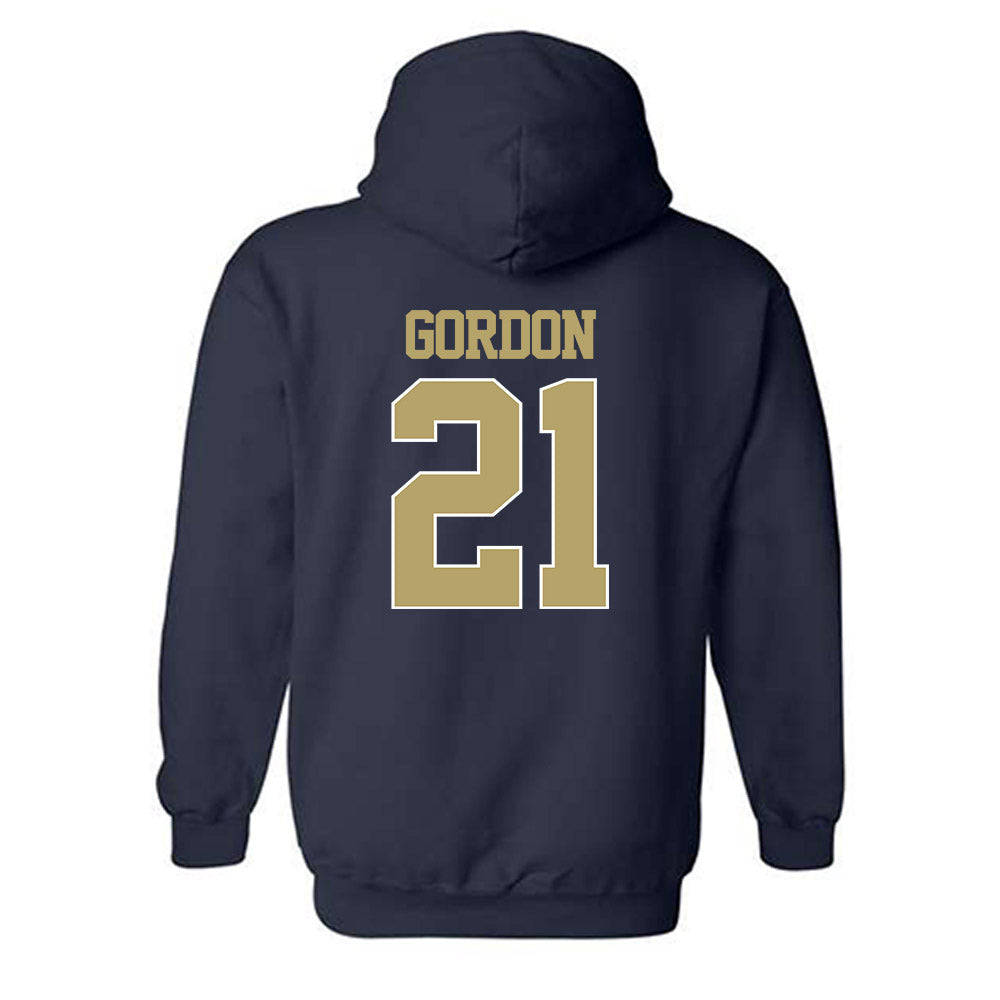 Georgia Tech - NCAA Football : Daylon Gordon - Classic Shersey Hooded Sweatshirt-1