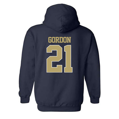 Georgia Tech - NCAA Football : Daylon Gordon - Classic Shersey Hooded Sweatshirt-1