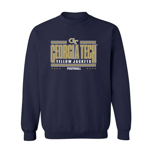 Georgia Tech - NCAA Football : Derry Norris Jr - Classic Shersey Crewneck Sweatshirt-0