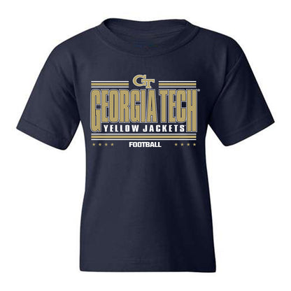 Georgia Tech - NCAA Football : Jordan van den Berg - Classic Shersey Youth T-Shirt