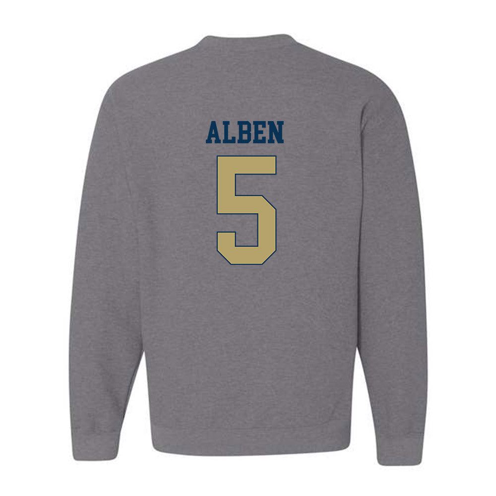 Georgia Tech - NCAA Women's Basketball : Catherine Alben - Classic Fashion Shersey Crewneck Sweatshirt-2