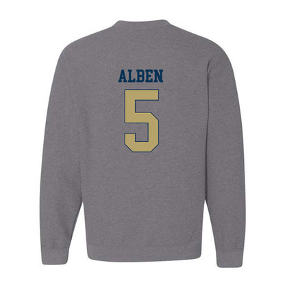 Georgia Tech - NCAA Women's Basketball : Catherine Alben - Classic Fashion Shersey Crewneck Sweatshirt-2