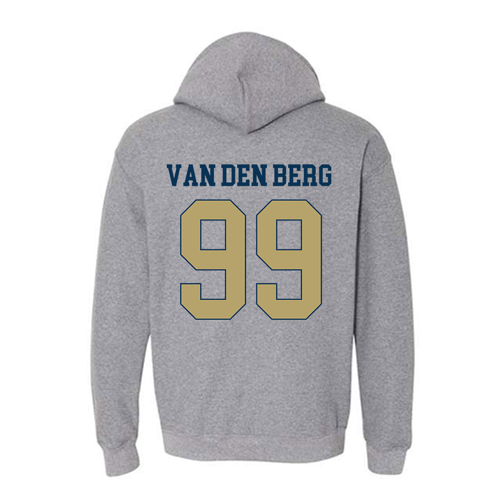 Georgia Tech - NCAA Football : Jordan van den Berg - Classic Fashion Shersey Hooded Sweatshirt