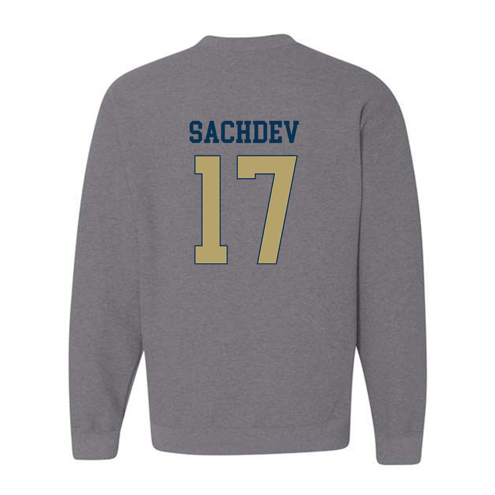Georgia Tech - NCAA Men's Tennis : Rohan Sachdev - Classic Fashion Shersey Crewneck Sweatshirt-1