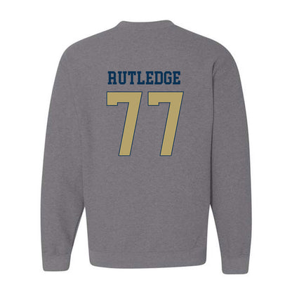 Georgia Tech - NCAA Football : Keylan Rutledge - Classic Fashion Shersey Crewneck Sweatshirt