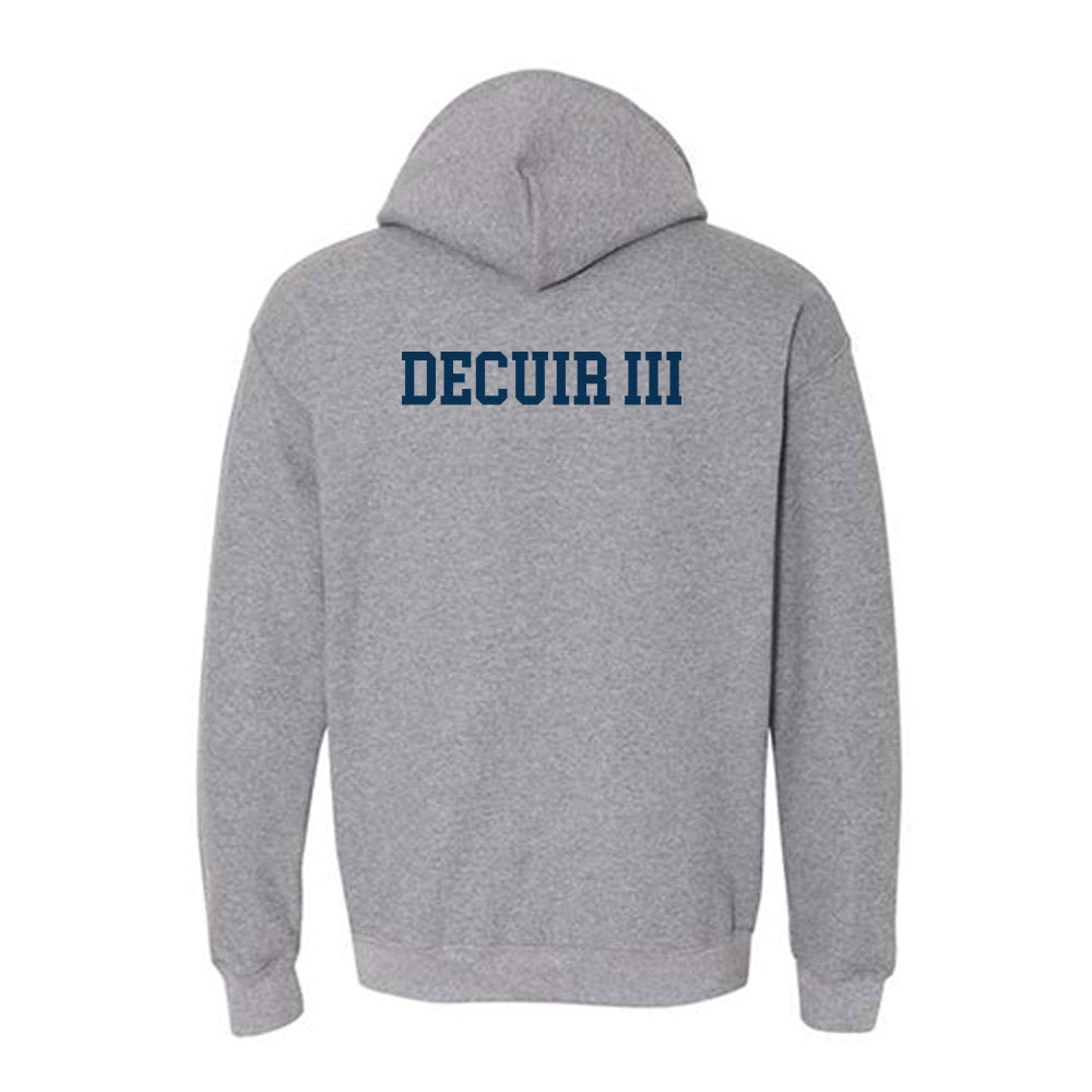 Georgia Tech - NCAA Men's Track & Field : Winston DeCuir III - Classic Fashion Shersey Hooded Sweatshirt-1