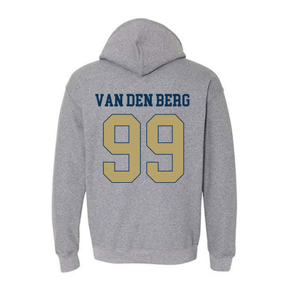 Georgia Tech - NCAA Football : Jordan van den Berg - Classic Fashion Shersey Hooded Sweatshirt-1