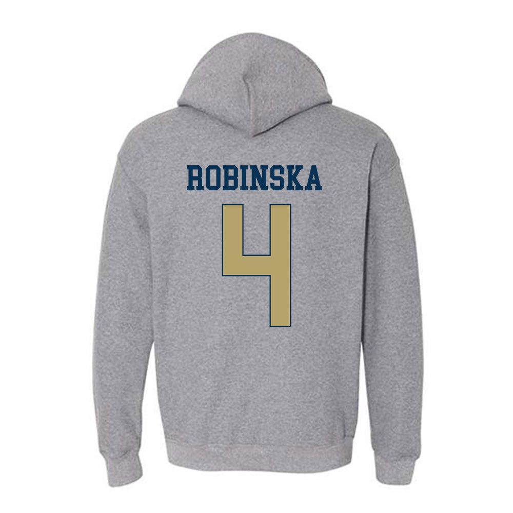 Georgia Tech - NCAA Women's Volleyball : Gabriela Robinska - Classic Fashion Shersey Hooded Sweatshirt-1