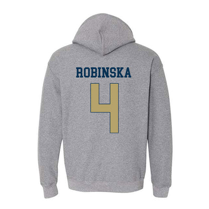 Georgia Tech - NCAA Women's Volleyball : Gabriela Robinska - Classic Fashion Shersey Hooded Sweatshirt-1