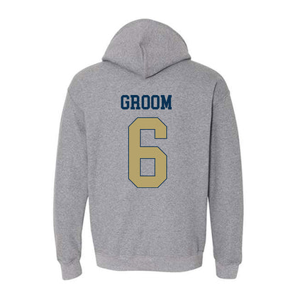 Georgia Tech - NCAA Women's Volleyball : Anika Groom - Classic Fashion Shersey Hooded Sweatshirt-1
