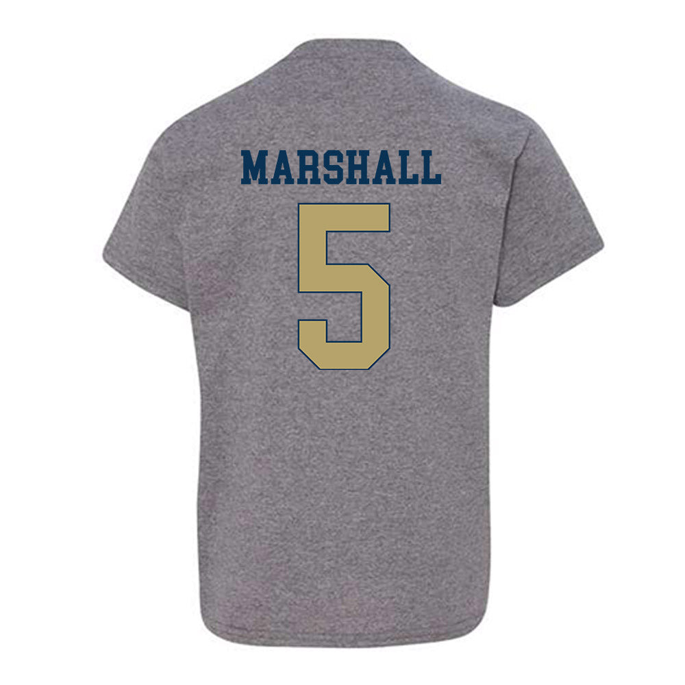 Georgia Tech - NCAA Men's Basketball : Peyton Marshall - Classic Fashion Shersey Youth T-Shirt-2