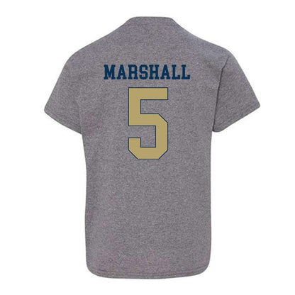 Georgia Tech - NCAA Men's Basketball : Peyton Marshall - Classic Fashion Shersey Youth T-Shirt-2
