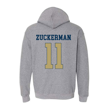 Georgia Tech - NCAA Baseball : Ryan Zuckerman - Classic Fashion Shersey Hooded Sweatshirt-1