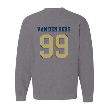 Georgia Tech - NCAA Football : Jordan van den Berg - Classic Fashion Shersey Crewneck Sweatshirt