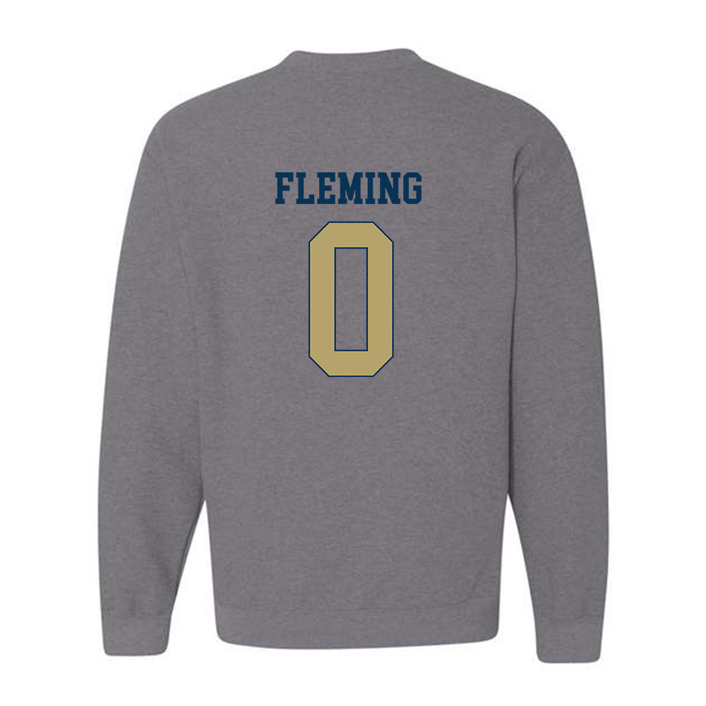 Georgia Tech - NCAA Men's Basketball : Akai Fleming - Classic Fashion Shersey Crewneck Sweatshirt-2