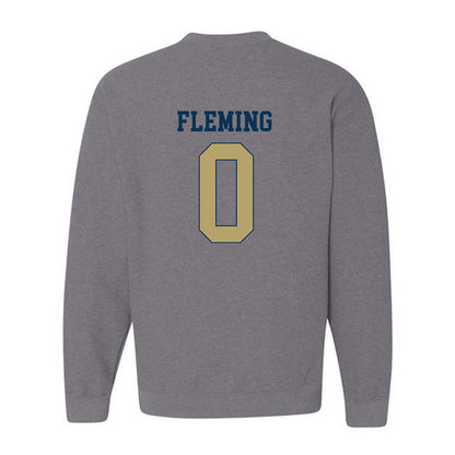 Georgia Tech - NCAA Men's Basketball : Akai Fleming - Classic Fashion Shersey Crewneck Sweatshirt-2