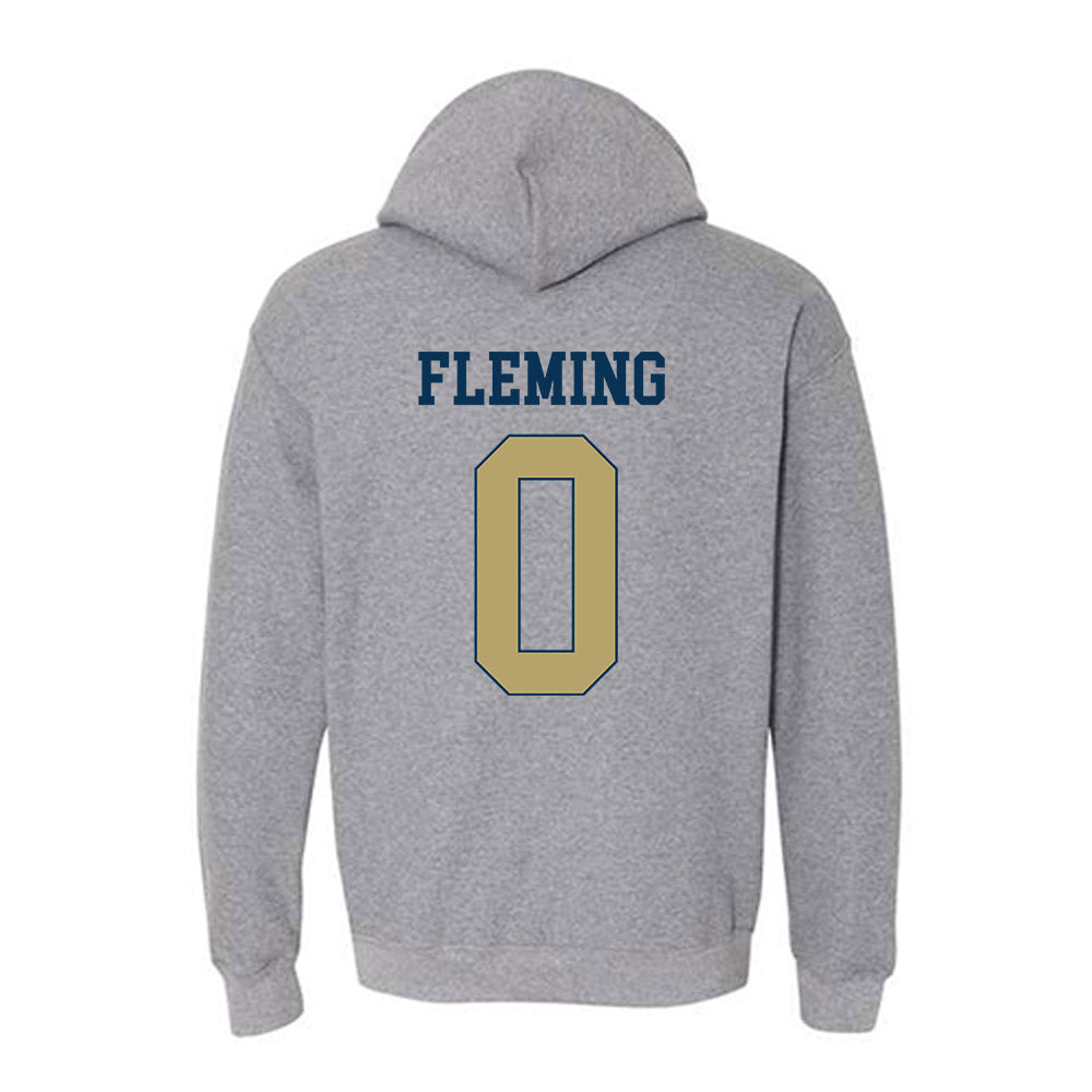 Georgia Tech - NCAA Men's Basketball : Akai Fleming - Classic Fashion Shersey Hooded Sweatshirt-3
