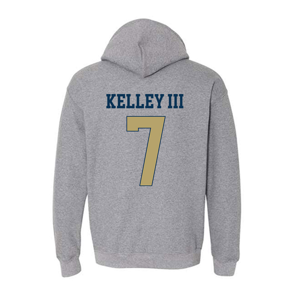 Georgia Tech - NCAA Men's Basketball : Chas Kelley III - Classic Fashion Shersey Hooded Sweatshirt-3