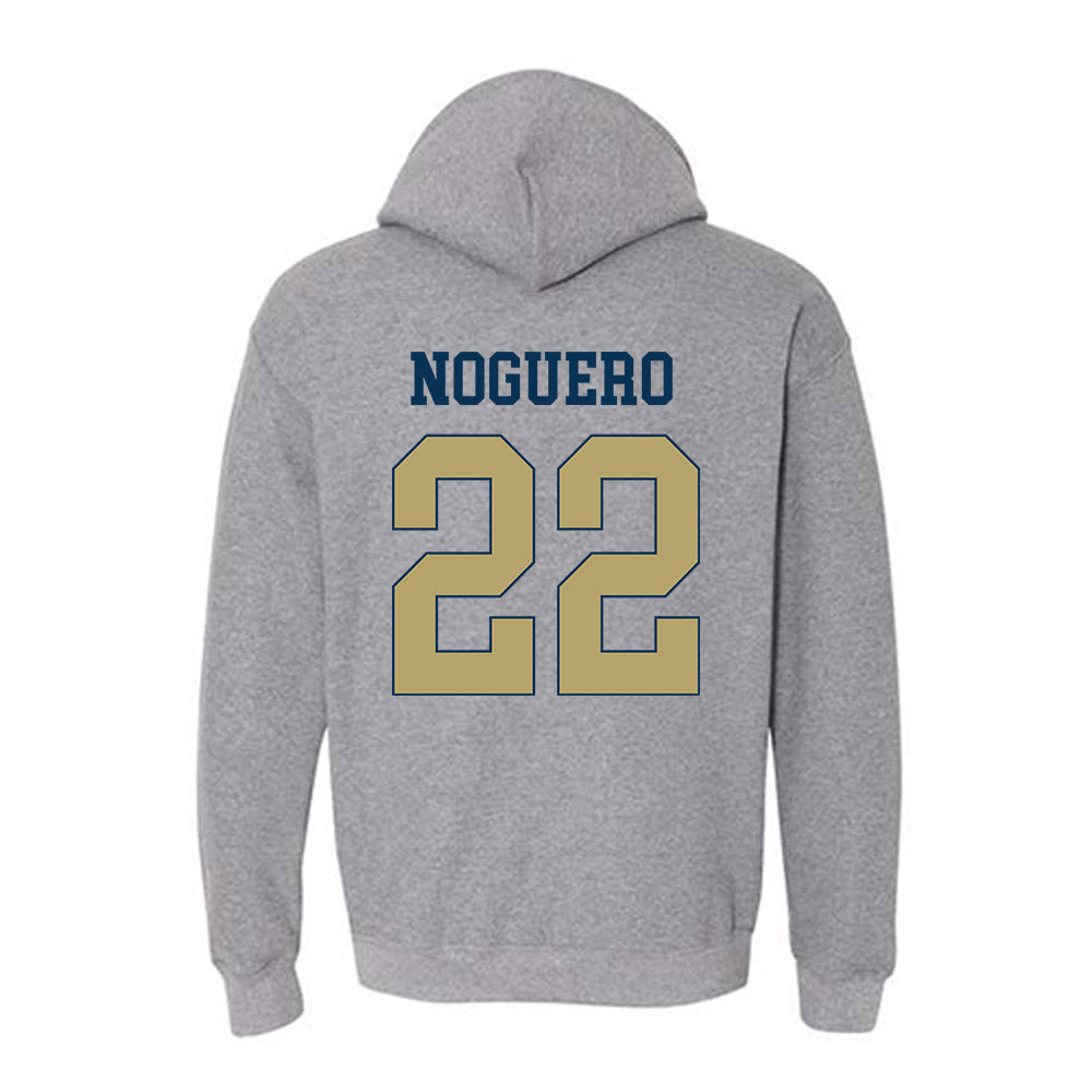 Georgia Tech - NCAA Women's Basketball : Ines Noguero - Classic Fashion Shersey Hooded Sweatshirt-3