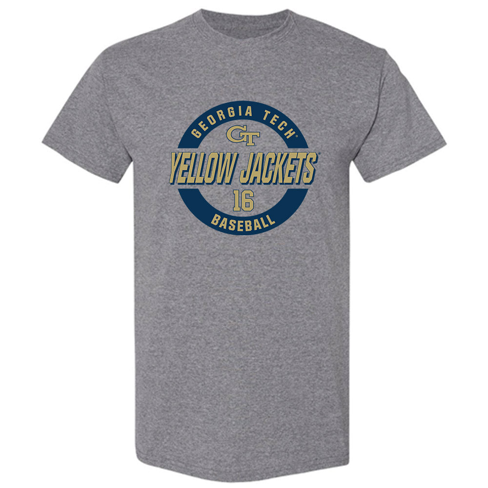 Georgia Tech - NCAA Baseball : Charlie Willcox - Classic Fashion Shersey T-Shirt-0