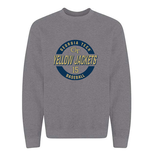 Georgia Tech - NCAA Baseball : Cooper Underwood - Classic Fashion Shersey Crewneck Sweatshirt-0