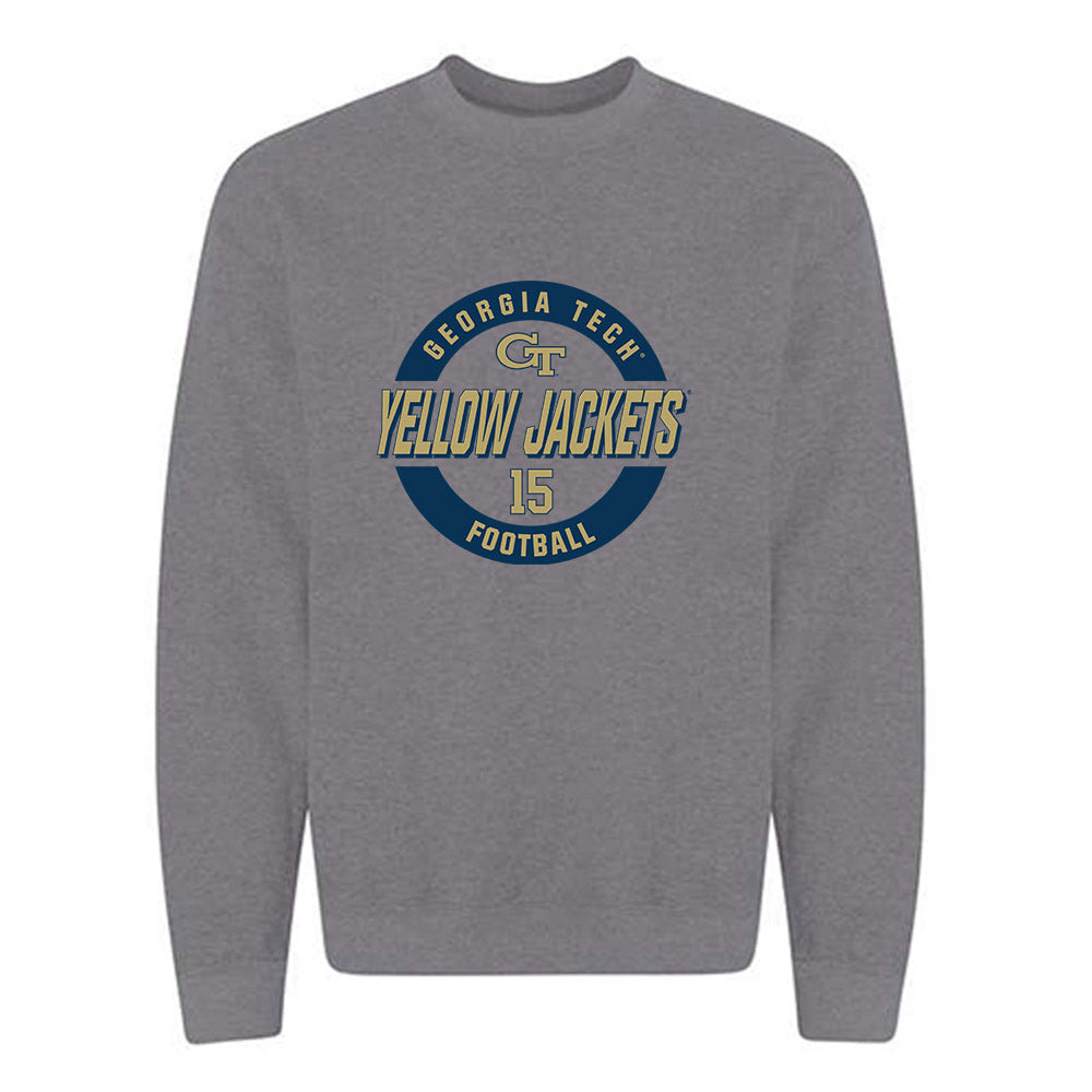 Georgia Tech - NCAA Football : Tah'J Butler - Classic Fashion Shersey Crewneck Sweatshirt