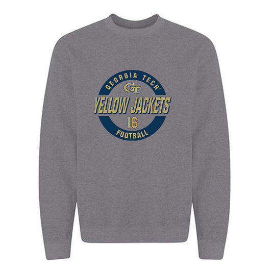 Georgia Tech - NCAA Football : Kelvin Hill Jr - Classic Fashion Shersey Crewneck Sweatshirt-0
