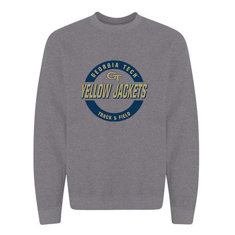 Georgia Tech - NCAA Women's Track & Field : Sarah Noel - Classic Fashion Shersey Crewneck Sweatshirt-0