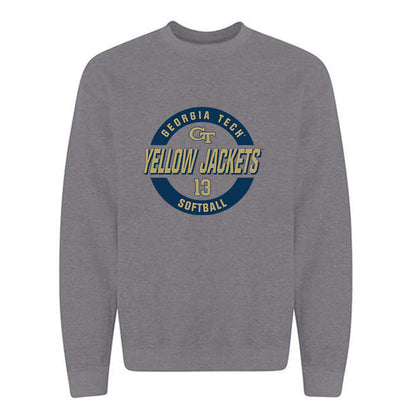 Georgia Tech - NCAA Softball : Addison Leschber - Classic Fashion Shersey Crewneck Sweatshirt-0