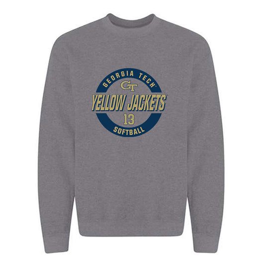 Georgia Tech - NCAA Softball : Addison Leschber - Classic Fashion Shersey Crewneck Sweatshirt-0
