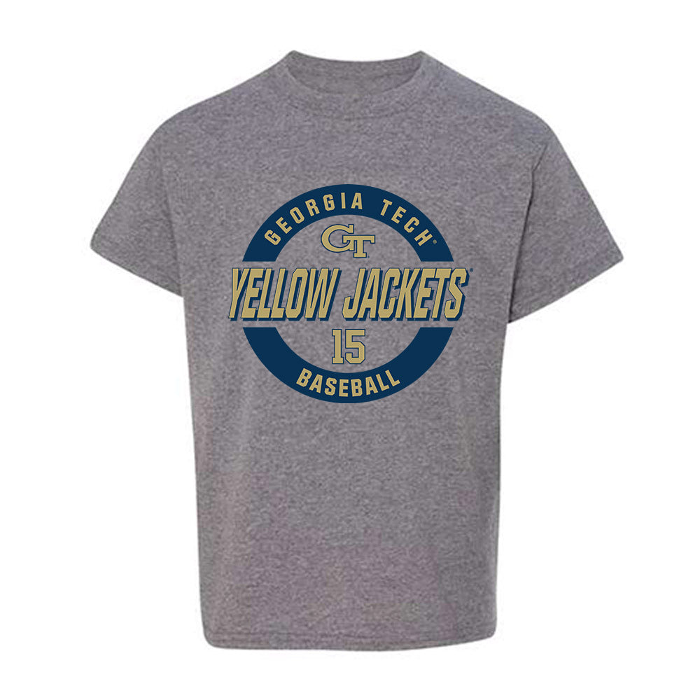 Georgia Tech - NCAA Baseball : Cooper Underwood - Classic Fashion Shersey Youth T-Shirt-0