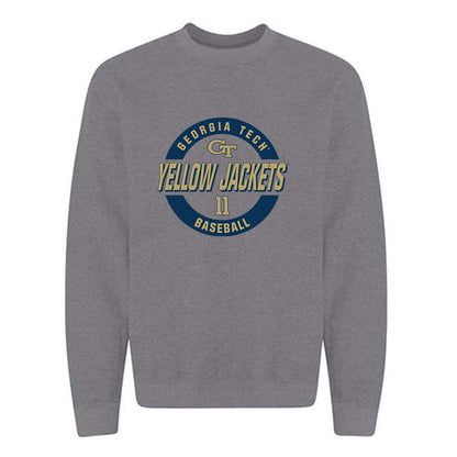 Georgia Tech - NCAA Baseball : Ryan Zuckerman - Classic Fashion Shersey Crewneck Sweatshirt-0