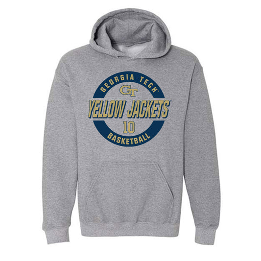 Georgia Tech - NCAA Men's Basketball : Davi Remagen - Classic Fashion Shersey Hooded Sweatshirt-0