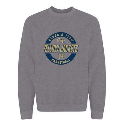 Georgia Tech - NCAA Men's Basketball : Kowacie Reeves - Classic Fashion Shersey Crewneck Sweatshirt-1