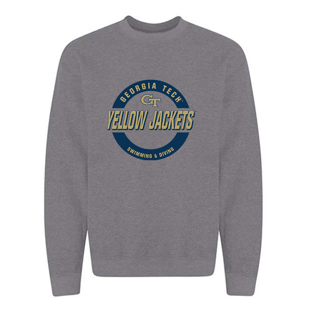 Georgia Tech - NCAA Women's Swimming & Diving : MaryGrace Guzzino - Classic Fashion Shersey Crewneck Sweatshirt-0