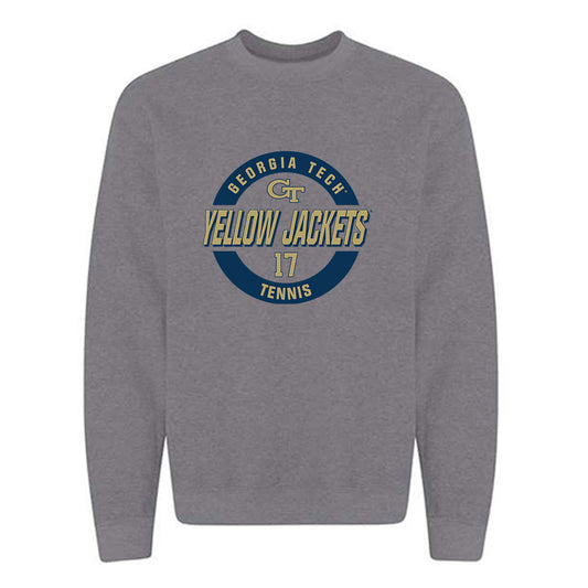 Georgia Tech - NCAA Men's Tennis : Rohan Sachdev - Classic Fashion Shersey Crewneck Sweatshirt-0