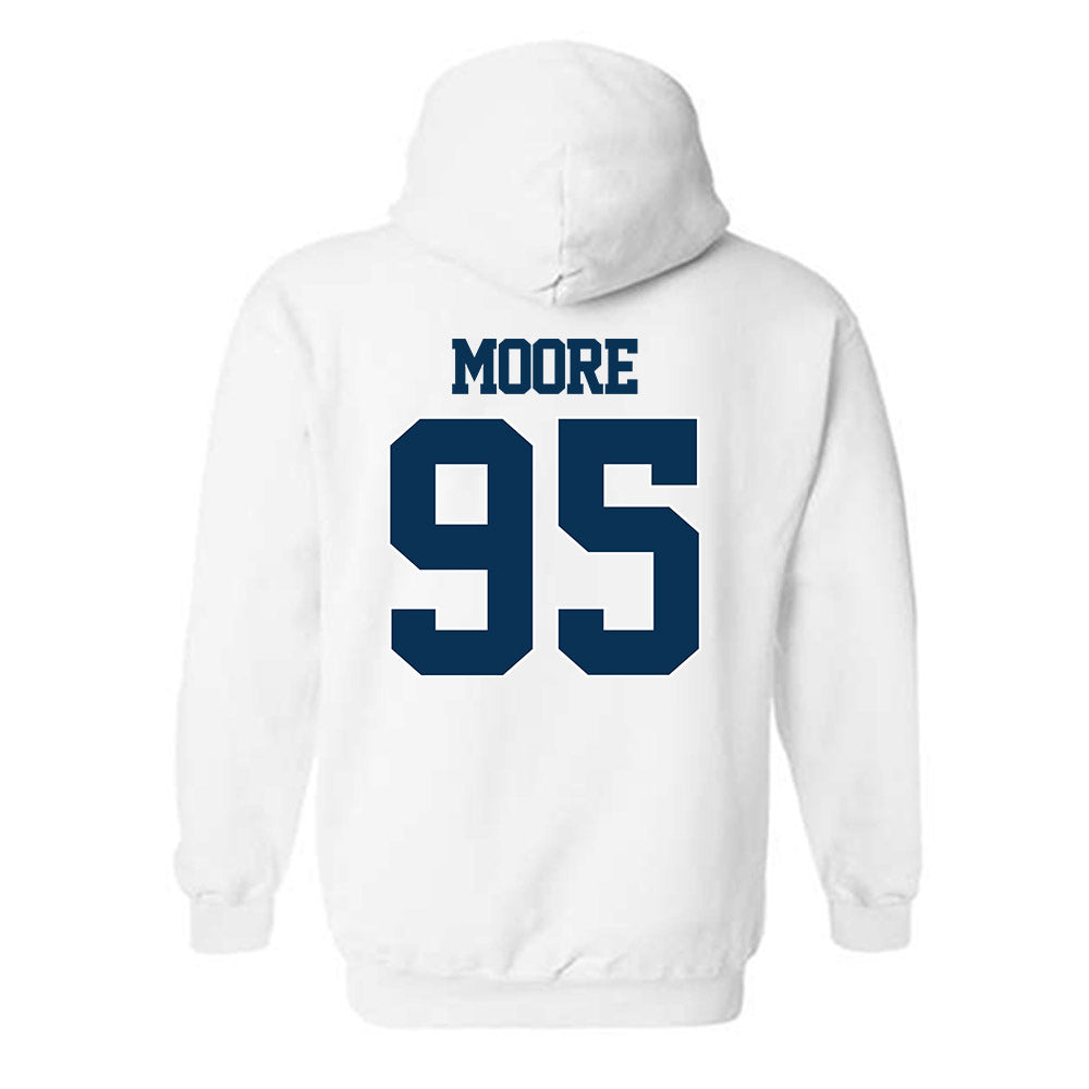 Georgia Tech - NCAA Football : Jason Moore - Classic Fashion Shersey Hooded Sweatshirt-1